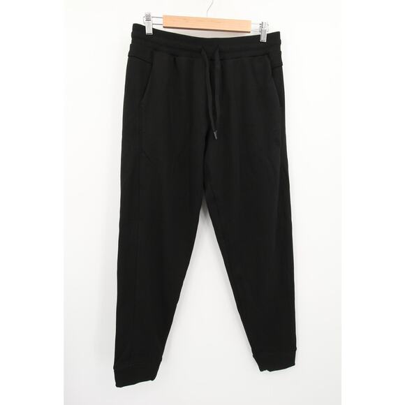 The Gym People Sweatpants Black Joggers Pockets Drawstring Fleece Lined M - Picture 1 of 11